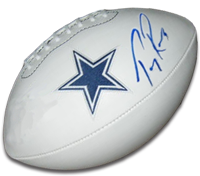 Tony Romo Signed Dallas Cowboys Football